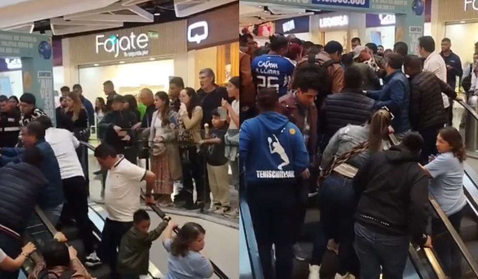 Angustiante: perrito quedó atrapado en escalera eléctrica de conocido centro comercial La comunidad se unió para lograr rescatar a la mascota. El hecho quedó registrado en un video.
