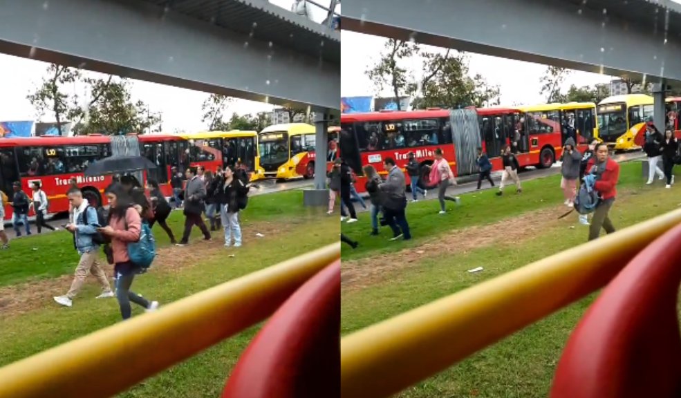 Cierran estaciones de TransMilenio por movilizaciones en la Calle 26 7 Cierran estaciones de TransMilenio por movilizaciones en la Calle 26 En este momento, TransMilenio realiza el cierre de dos estaciones ubicadas sobre la Avenida El Dorado.