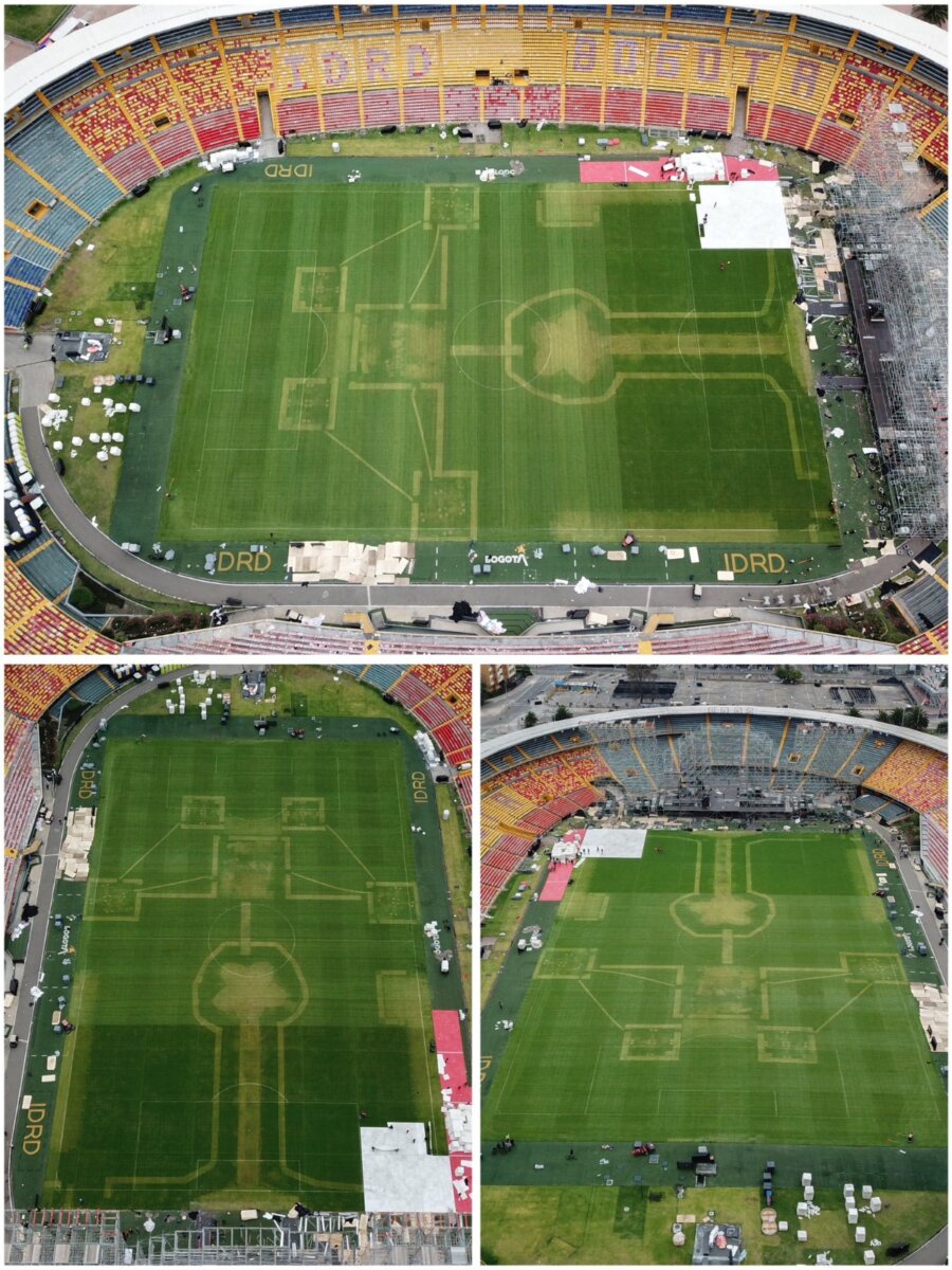 El concierto de Karol G dejó marcado al estadio El Campín 2 El concierto de Karol G dejó marcado al estadio El Campín Karol G estuvo de concierto el pasado 5 y 6 de abril en el Estadio El Campín. Después de que quitaran las tarimas, la cancha quedó marcada, generando polémica.