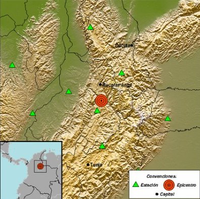 Fuerte temblor sacudió al país este viernes 1 Fuerte temblor sacudió al país este viernes El Servicio Geológico Colombiano informó que a las 7:07 a. m. y a las 10:08 a. m. de este viernes 5 de abril, un temblor de magnitud 4.5 y otro de magnitud 3.3, respectivamente, sacudieron al país.