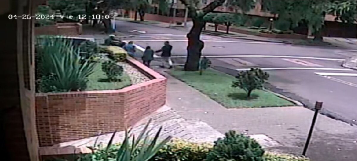 Limón, el perro que se le paró duro a ladrón En las cámaras de video de uno de los edificios residenciales del barrio Bella Suiza, en la localidad de Usaquén, quedó registrado el heroico y valeroso gesto de una mascota que evitó un atraco a mano armada que un sujeto intentaba cometer contra sus dueños en plena vía pública.