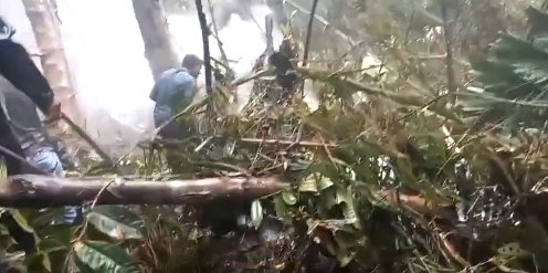 Trágico accidente de helicóptero del Ejército en el Sur de Bolívar 1 Trágico accidente de helicóptero del Ejército en el Sur de Bolívar El helicóptero había salido a cumplir una misión en el sur de Bolívar.