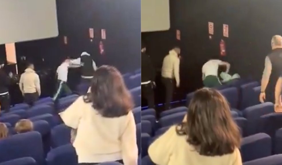 EN VIDEO: Boxeador le dio tremenda 'muñequera’ a hombre que estaba maltratando a su pareja en pleno cine 5 EN VIDEO: Boxeador le dio tremenda 'muñequera’ a hombre que estaba maltratando a su pareja en pleno cine El púgil leonés, Antonio Barrul, que fue seis veces campeón de España en categoría amateur, propinó varios golpes a un hombre que previamente agredió a su pareja.