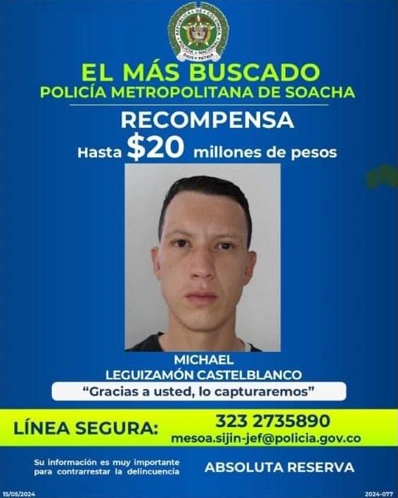 El cuerpo del feminicida de Estefanía Franco apareció en Medicina Legal: así murió 2 El cuerpo del feminicida de Estefanía Franco apareció en Medicina Legal: así murió El cuerpo sin vida de Michael Leguizamon Castelblanco, el sujeto por el que las autoridades habían ofrecido una recompensa de $20 millones por haber quitado la vida a Estefanía Franco, permanece en Medicina Legal desde el 17 de mayo.