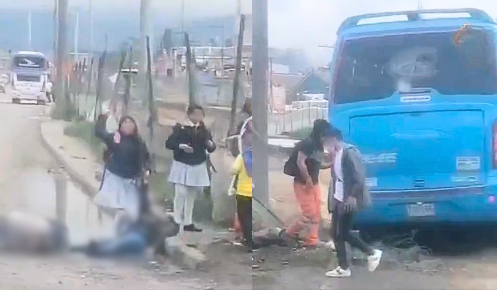 Grave accidente de tránsito en Soacha dejó varios heridos 7 Grave accidente de tránsito en Soacha dejó varios heridos Un grave accidente de tránsito quedó registrado en video. Se presume que entre los heridos se encuentran 3 menores de edad.