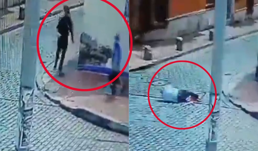 Hombre golpeó brutalmente a una abuelita mientras caminaba en Bogotá En video quedó registrado el momento en el que un hombre agrede a una abuelita de 80 años en una calle de Bogotá.