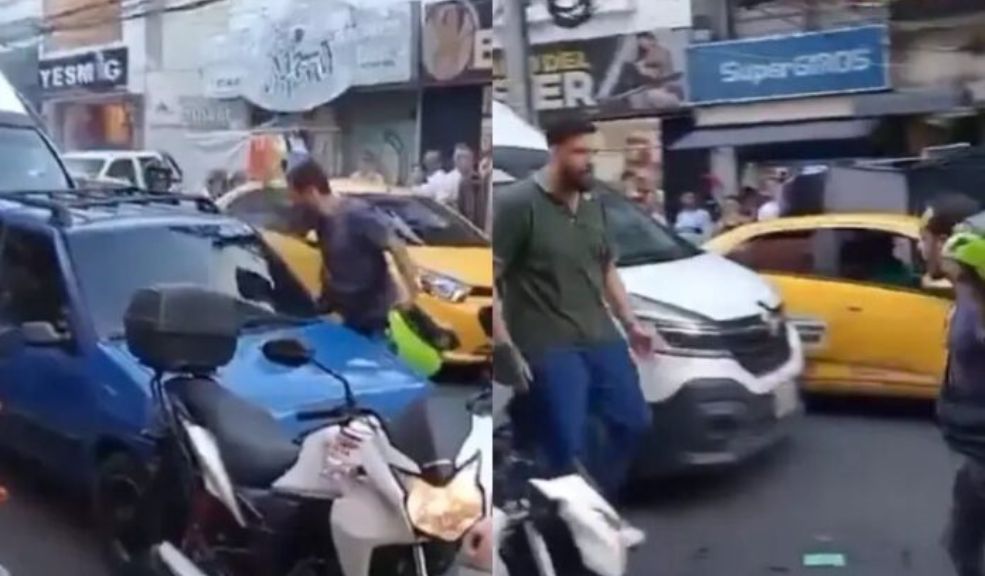 Motociclista le buscó pelea a un conductor más grande que él: su graciosa reacción se viralizó 3 Motociclista le buscó pelea a un conductor más grande que él: su graciosa reacción se viralizó El motociclista inicialmente intentó provocar una pelea, pero al percatarse del imponente tamaño de su contrincante, tuvo un cambio repentino de actitud.