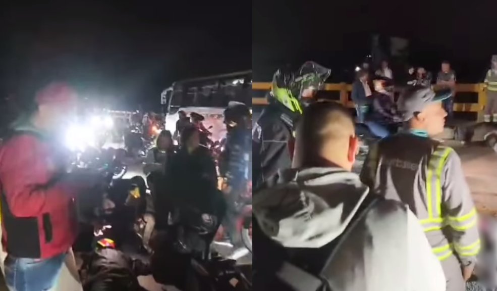 Trágico accidente en Soacha deja dos muertos y un herido 8 Trágico accidente en Soacha deja dos muertos y un herido Un bus de servicio público, dos motos y una bicicleta estuvieron involucrados en el siniestro.
