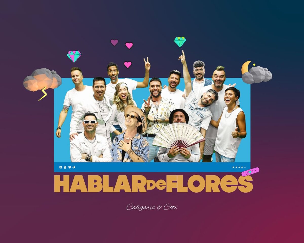 Caligaris se juntan con Coti para lanzar su nueva canción: 'Hablar de Flores' La banda de rock argentina, Caligaris, sigue lanzando nuevas canciones y en colaboración. En esta oportunidad se unieron a su compatriota, Coti, para interpretar 'Hablar de Flores'.