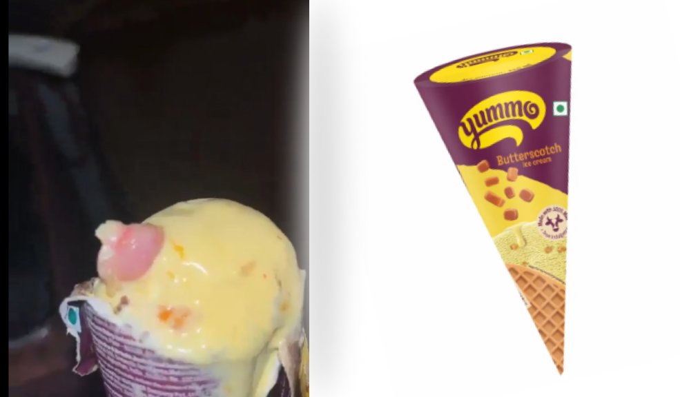 EN VIDEO: A un hombre le salió un pedazo de un dedo en un helado 8 EN VIDEO: A un hombre le salió un pedazo de un dedo en un helado Aunque al principio creyó que era un fruto seco, después de analizarlo vio que tenía uña y hueso.