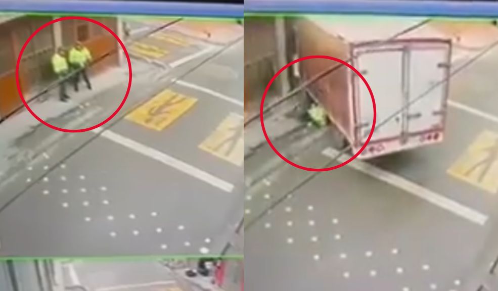 2 policías quedaron gravemente heridos tras ser atropellados por un furgón en Kennedy En horas de la tarde de este sábado se presentó un fuerte accidente de tránsito en el que resultaron heridos dos agentes de la Policía Nacional. El siniestro se presentó en la localidad de Kennedy.