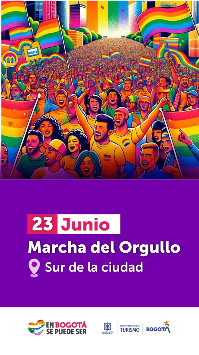 Esta es la programación para celebrar el Pride 2024 en Bogotá 4 Esta es la programación para celebrar el Pride 2024 en Bogotá Bogotá se prepara para el Bogotá Pride Fest 2024: ¡Celebrando la diversidad con orgullo y respeto! Esta es la programación: