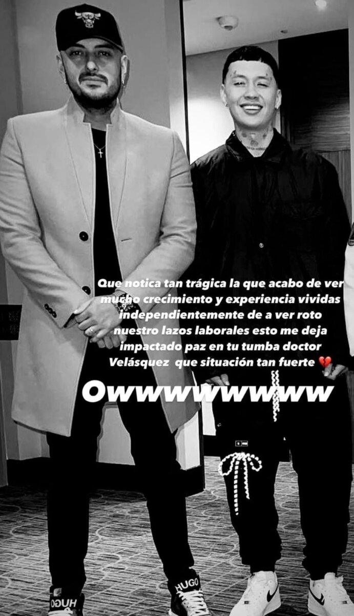 Hallan muerto en su casa a Dr. Velásquez, productor que descubrió a Blessd El cuerpo de Daniel Alejandro Velásquez fue encontrado en su domicilio en Envigado, donde también se halló el cuerpo de su esposa.