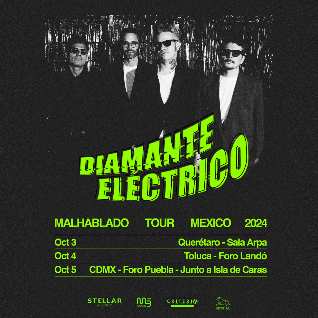 Diamante Eléctrico se va de gira a México para presentar su disco, 'Malhablado' 1 Diamante Eléctrico se va de gira a México para presentar su disco, 'Malhablado' La ganadora de tres premios Grammy Latino, Diamante Eléctrico, anunció que hará una gira en México para presentar su nuevo trabajo discográfico, 'Malhablado'.