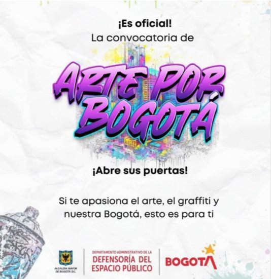 Distrito busca artistas que quieran plasmar sus graffitis en paraderos de Bogotá 1 Distrito busca artistas que quieran plasmar sus graffitis en paraderos de Bogotá Los jóvenes con interés en el arte urbano, tendrán hasta este domingo para participar en la convocatoria y ver sus creaciones los diferentes paraderos de Sitp de Bogotá.