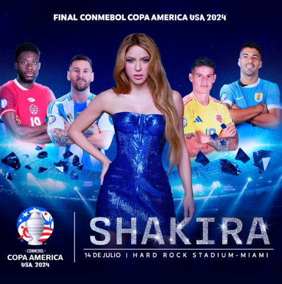 Shakira va a cantar en la final de la Copa América 1 Shakira va a cantar en la final de la Copa América Con unas palabras llenas de admiración, el presidente de la Conmebol confirmó la participación de Shakira en la final de la Copa América que se jugará este domingo.