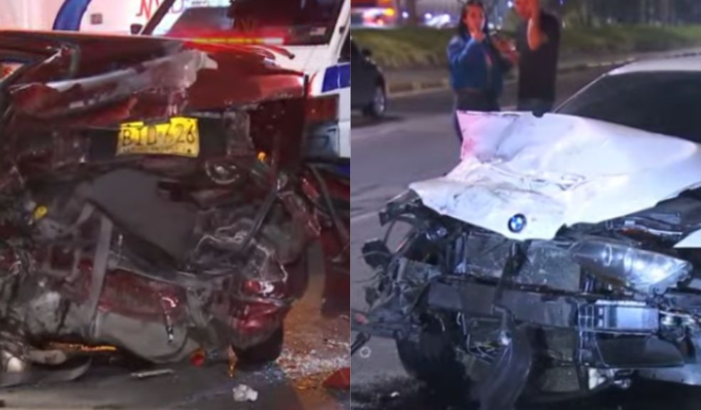 Grave accidente en el norte de Bogotá dejó a una familia herida Una menor de 15 años resultó con graves heridas tras el fuerte choque registrado en el norte de Bogotá