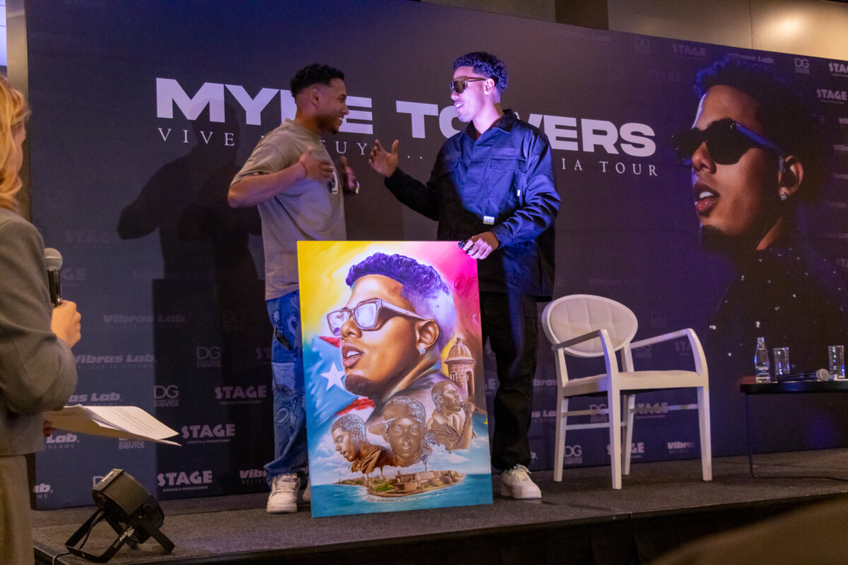 La espera terminó: Myke Towers llega al Movistar Arena 1 La espera terminó: Myke Towers llega al Movistar Arena El puertorriqueño habló sobre sus dos shows en Colombia y su nuevo álbum musical.