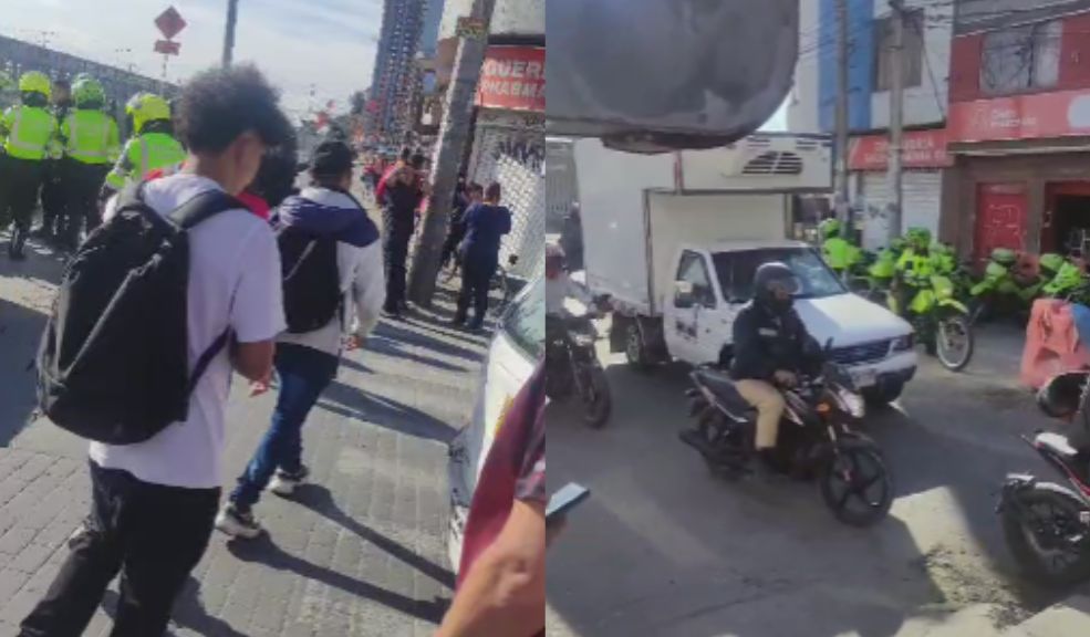 EN VIDEO: Encapuchados y autoridades se enfrentan en Molinos Sur 7 EN VIDEO: Encapuchados y autoridades se enfrentan en Molinos Sur A esta hora se presentan disturbios en la localidad de Usme. Las autoridades hacen presencia en el sector de Molinos.