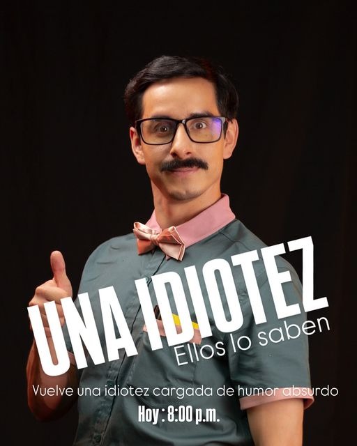 La aclamada obra de comedia 'Una Idiotez: "Ellos lo Saben"' llega a Bogotá 1 La aclamada obra de comedia 'Una Idiotez: "Ellos lo Saben"' llega a Bogotá El Teatro Charlot presenta del 19 al 29 de septiembre la exitosa comedia distópica 'Una Idiotez: "Ellos lo Saben"', que invita al público a reflexionar sobre los peligros y beneficios de la digitalización.