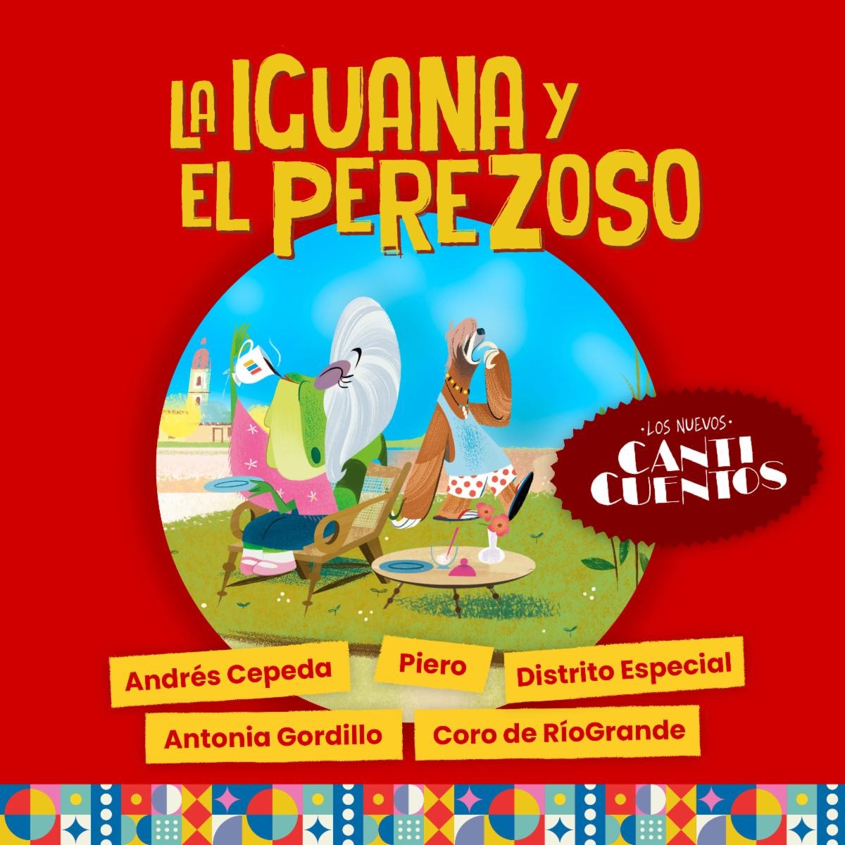 Llegan los Canticuentos: Fábulas infantiles interpretadas por reconocidos artistas colombianos 1 Llegan los Canticuentos: Fábulas infantiles interpretadas por reconocidos artistas colombianos El proyecto inicia con el lanzamiento de "La Iguana y el Perezoso", una canción de Marlore Anwandter, interpretada por Andrés Cepeda, Piero, la banda bogotana Distrito, Antonia Gordillo, y el coro infantil de RíoGrande, la escuela de música fundada por Carlos Vives.