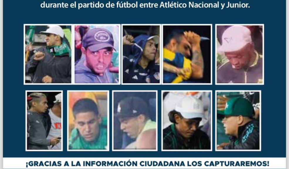 Publican el rostro de 10 de los responsables de los disturbios en el Atanasio Girardot Los hechos fueron calificados por el alcalde Federico Gutiérrez como “actos de vandalismo” y advirtió que una de las primeras medidas que tomará el Distrito será la judicialización y “las respectivas sanciones para los delincuentes”.