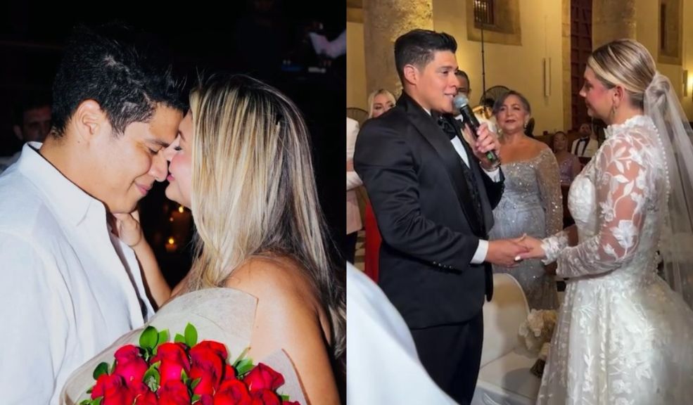 Rafa Pérez y Milagros Villamil sellaron su amor en una emotiva boda El cantante y su esposa, Milagros Villamil, recibieron la bendición religiosa en la emblemática Catedral de Santa Catalina de Alejandría, ubicada en Cartagena de Indias.