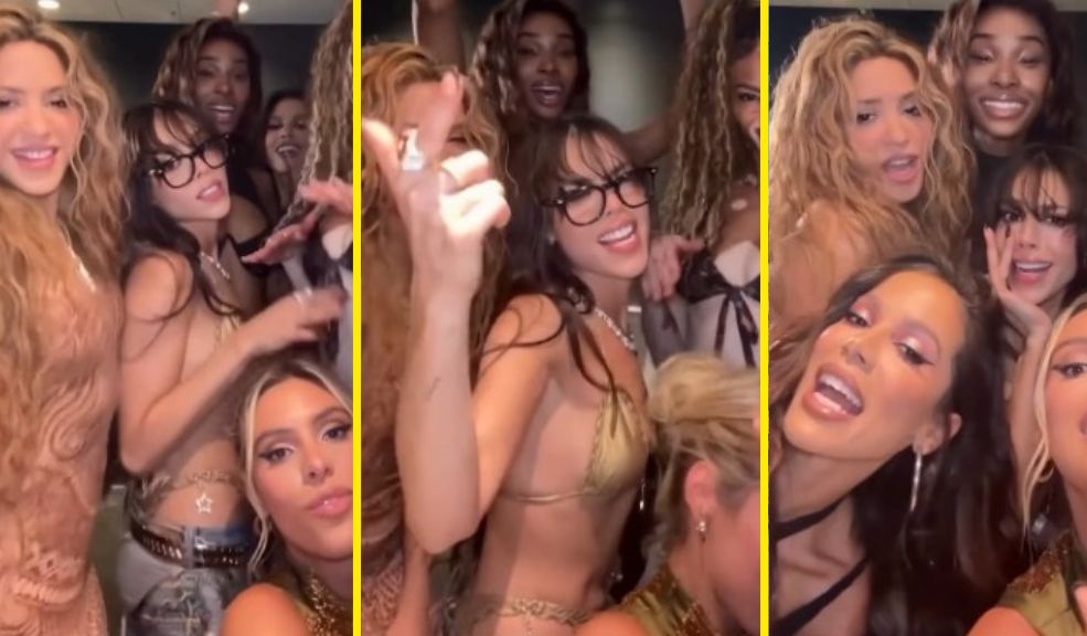 Shakira da un vistazo de su nueva canción bailando con Danna Paola, Annita, Lele Pons y Winnie Harlow La celebración con Shakira y otros artistas, que tuvo lugar en una exclusiva locación de la ciudad, se convirtió en el epicentro de la atención mediática cuando varios asistentes comenzaron a compartir videos en redes sociales.