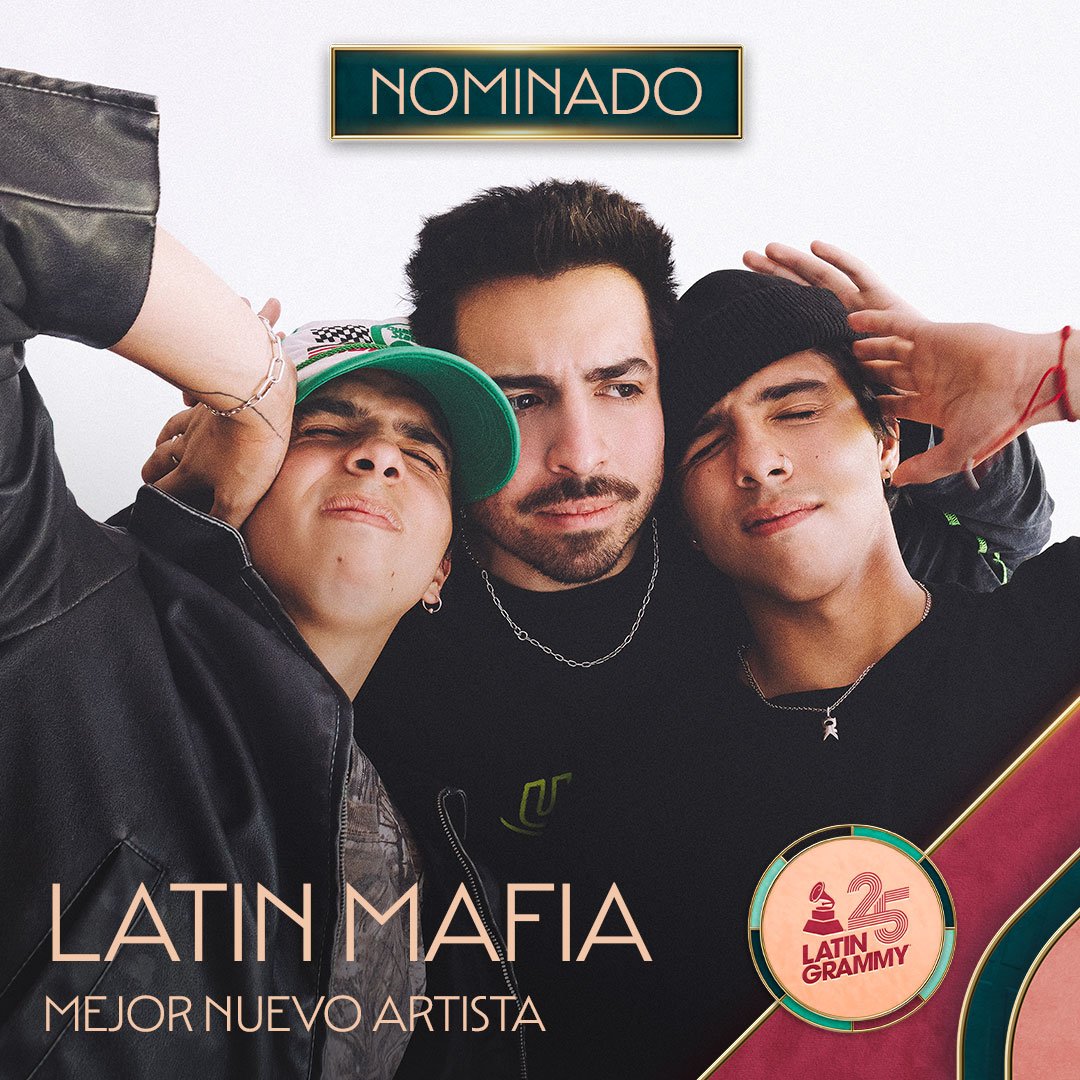 Latin Mafia conquista los Latin Grammy 1 Latin Mafia conquista los Latin Grammy La agrupación Latin Mafia, conformada por los hermanos Emilio, Milton y Mike de la Rosa, ha sido nominada en la categoría de 'Mejor Nuevo Artista' en los Latin Grammy 2024. Este reconocimiento llega en un momento clave para la banda, que ha cautivado al público con su fusión única de sonidos urbanos y tradiciones mexicanas.