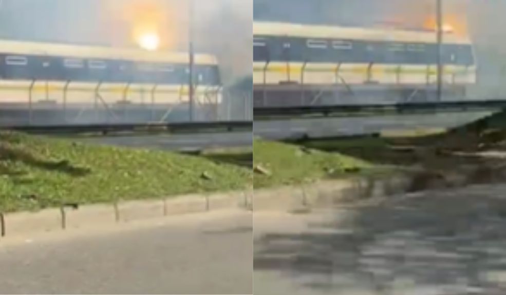 EN VIDEO: Pánico por incendio en un tren del Metro 9 EN VIDEO: Pánico por incendio en un tren del Metro En un video quedó registrado el momento en el que un tren del Metro de Medellín se prendió en llamas.