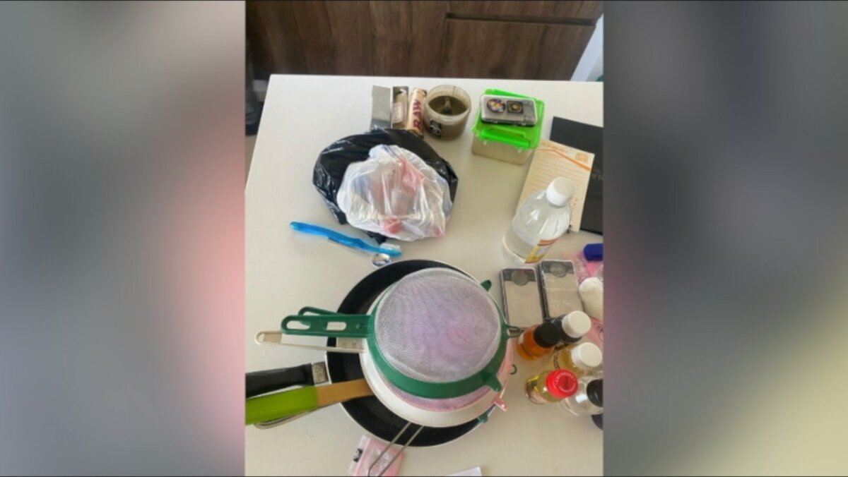 Desarticulan peligrosa red señalada de fabricar drogas sintéticas con fentanilo 1 Desarticulan peligrosa red señalada de fabricar drogas sintéticas con fentanilo Un contundente golpe al narcotráfico se produjo en el Área Metropolitana del Valle de Aburrá con la desarticulación de la organización criminal conocida como 'Los Sintéticos'.