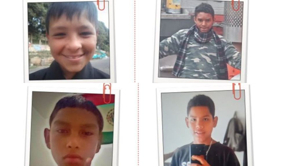 Policía encuentra a los 4 menores desaparecidos en Usaquén: este es su estado de salud 8 Policía encuentra a los 4 menores desaparecidos en Usaquén: este es su estado de salud La Policía de Bogotá logró encontrar a 4 menores que se encontraban desaparecidos en el barrio El Codito, en la localidad de Usaquén.