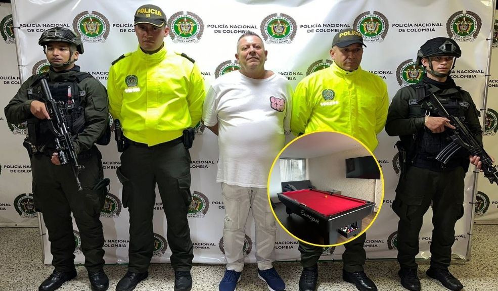 Por una mesa de billar capturan a mafioso italiano en Colombia 5 Por una mesa de billar capturan a mafioso italiano en Colombia Las autoridades lograron seguirle el rastro al hombre, en parte, debido a su afición por el billar.