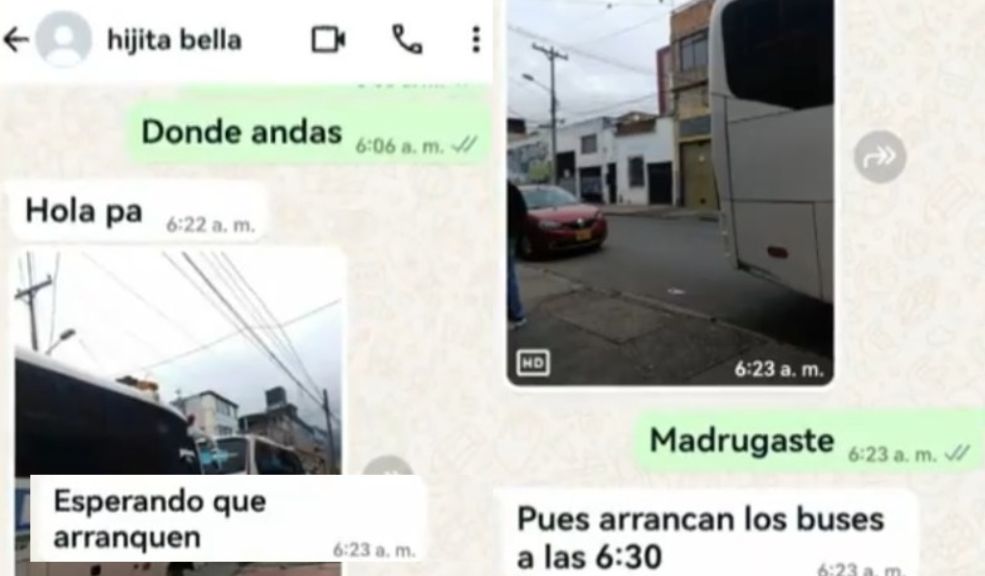 Revelan último mensaje de WhatsApp que envío una de las víctimas de accidente de bus en vía Bogotá- La Mesa 2 Revelan último mensaje de WhatsApp que envío una de las víctimas de accidente de bus en vía Bogotá- La Mesa El accidente de tránsito que se presentó el pasado sábado 5 de octubre en la vía Bogotá-La Mesa dejó un saldo de cinco estudiantes muertas y 23 heridos. Los jóvenes, estudiantes de veterinaria de la Corporación Educativa Nacional, se dirigían desde Bogotá hacia el municipio de Bojacá (Cundinamarca) para realizar una práctica, cuando el bus en el que se movilizaban perdió el control y se volcó.