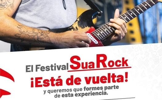 'Sua Rock' el festival de Rock de Soacha que promueve el talento local 1 'Sua Rock' el festival de Rock de Soacha que promueve el talento local Soacha se prepara para celebrar su primer festival de rock, "Sua Rock", que tendrá lugar los días 16 y 17 de noviembre en el parque principal de la ciudad.