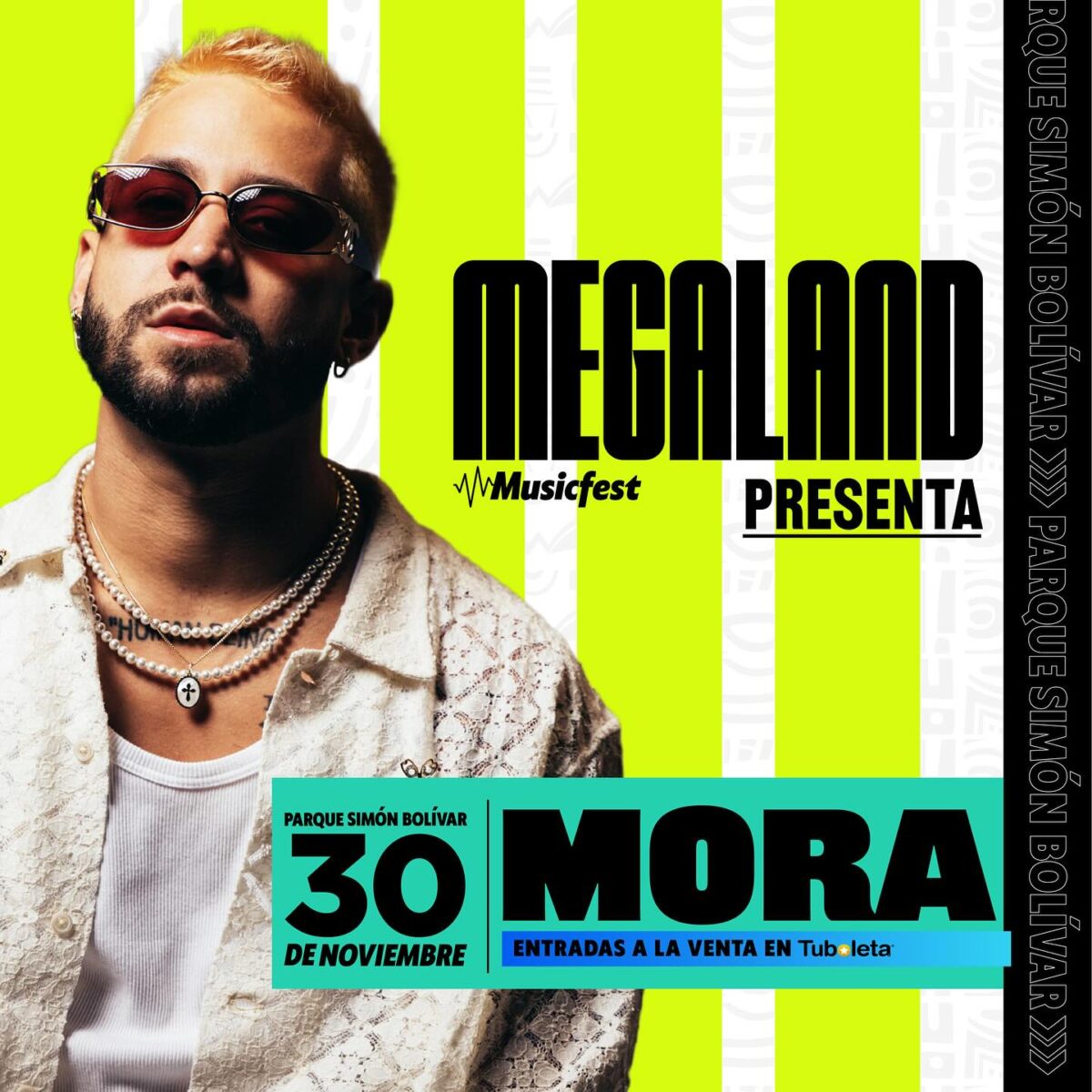 ¡Confirmado!: Mora y Beéle estarán en el Megaland Musicfest 2 ¡Confirmado!: Mora y Beéle estarán en el Megaland Musicfest El festival, que se llevará a cabo el 30 de noviembre en el Parque Simón Bolívar, ha reunido un cartel que no deja de sorprender.