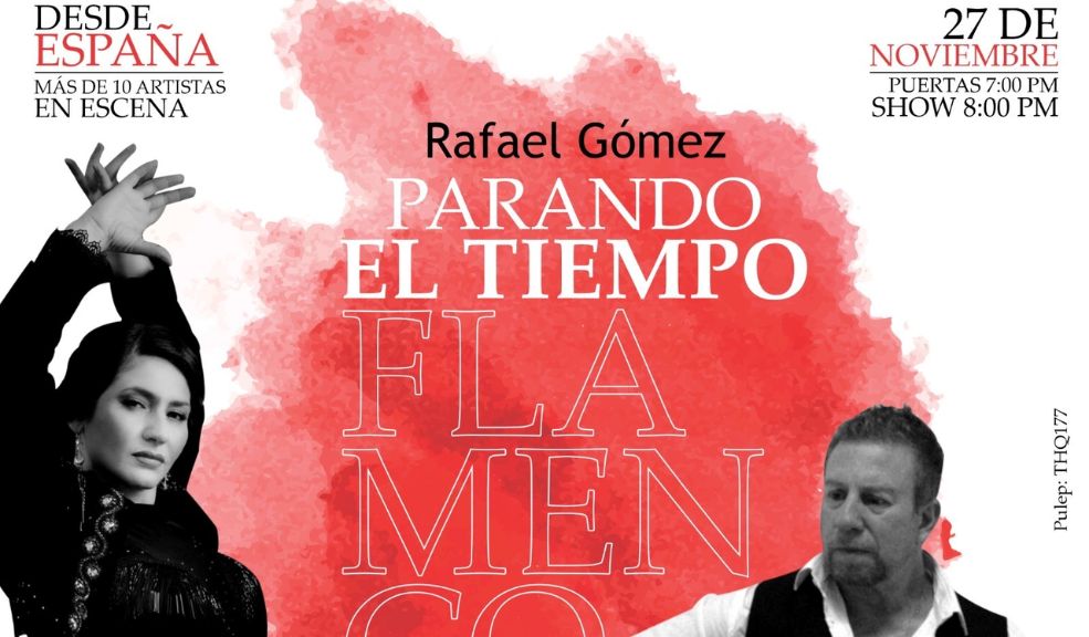 Homenaje a los grandes del flamenco: Rafael Gómez y Karime Amaya presentan 'Parando el Tiempo' en Bogotá ¡El flamenco llega a Colombia con todo su poder! El reconocido guitarrista andaluz, Rafael Gómez, trae su nuevo espectáculo 'Parando el Tiempo'.