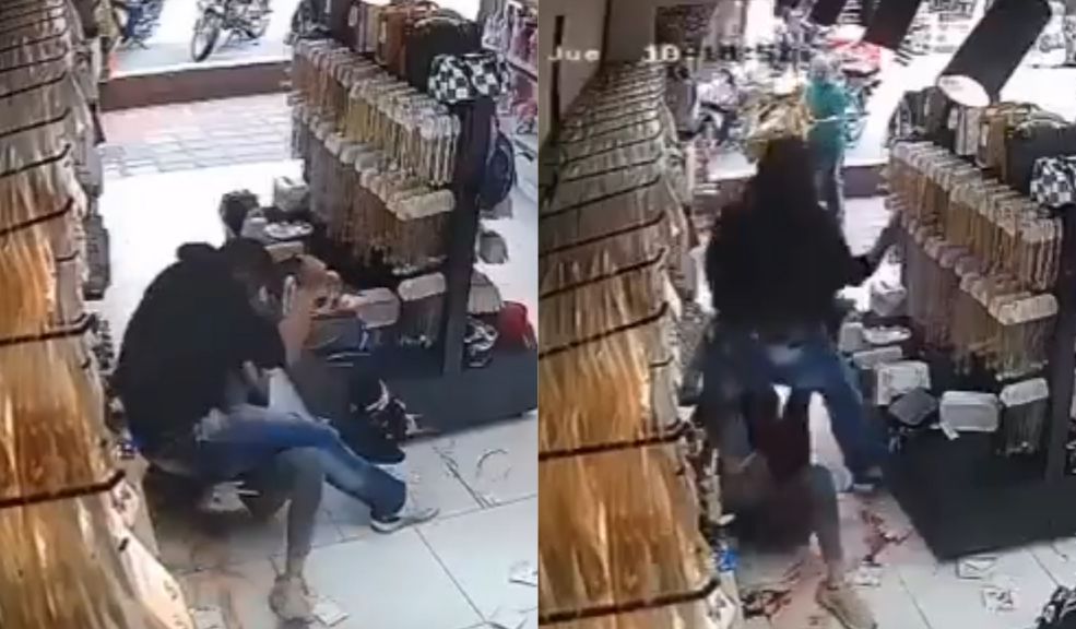 Sujeto entró al almacén donde trabaja su expareja e intentó asesinarla Una cámara de seguridad grabó el dramático momento en el que el sujeto agrede a su expareja en su lugar de trabajo. La mujer sufrió 26 heridas.