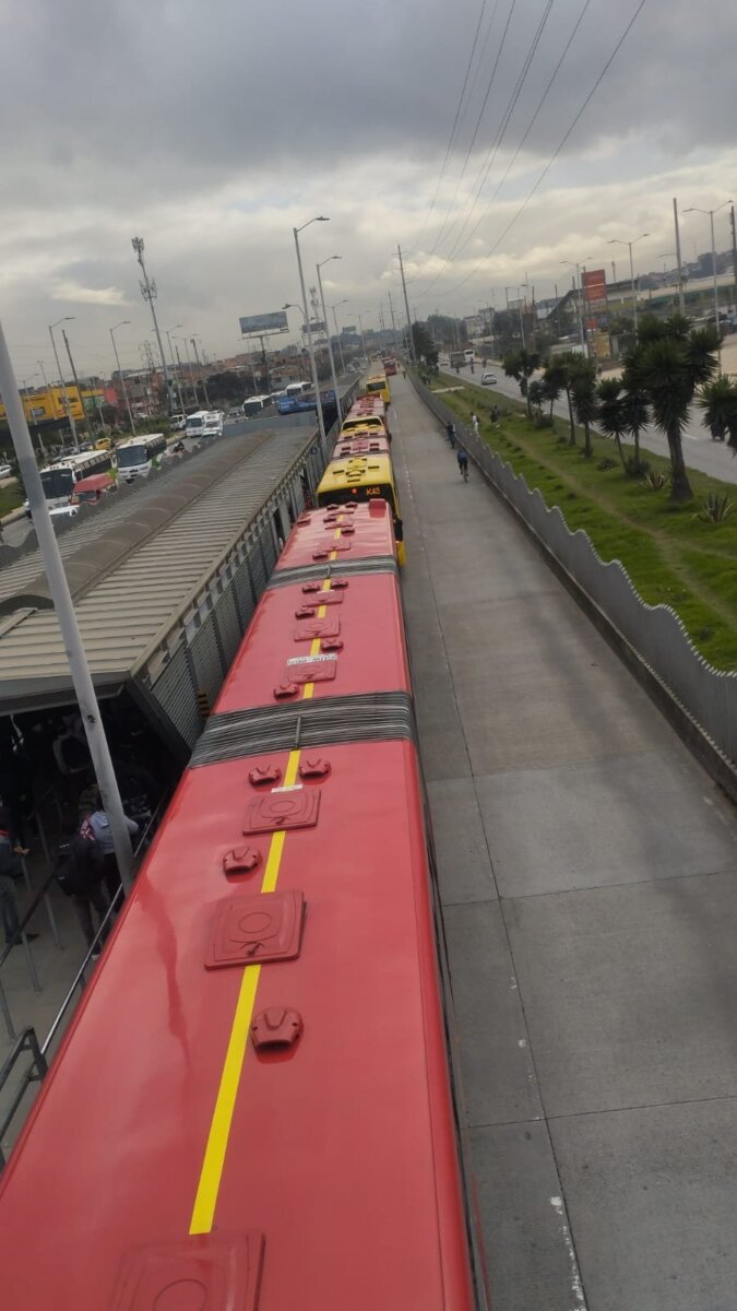 EN VIVO Movilidad en Bogotá 29 de noviembre: afectación en TransMilenio en la Autopista Sur 1 EN VIVO Movilidad en Bogotá 29 de noviembre: afectación en TransMilenio en la Autopista Sur Le contamos cómo están las principales avenidas, los puntos críticos de tráfico y las novedades de movilidad en la ciudad.