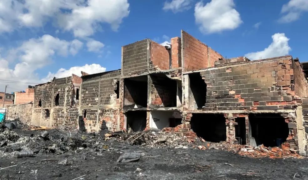 Así quedó sector de Bosa donde se registró fuerte incendio El incendio se registró la noche de este 7 de velitas.