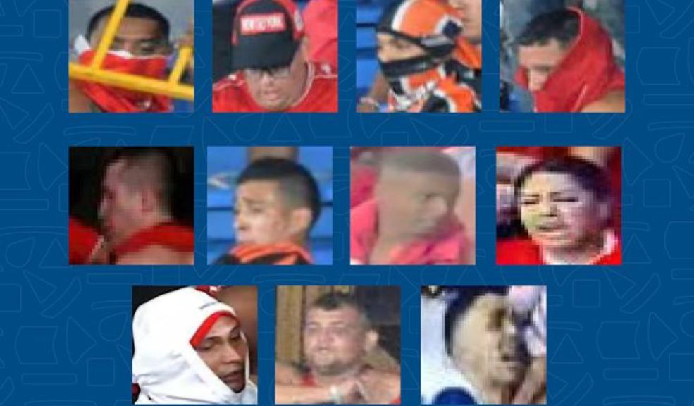 Estas son las fotos de quienes habrían participado en actos vandálicos en el estadio Pascual Guerrero Ofrecen una millonaria recompensa por información que permita la captura de las personas involucradas en los actos vandálicos.