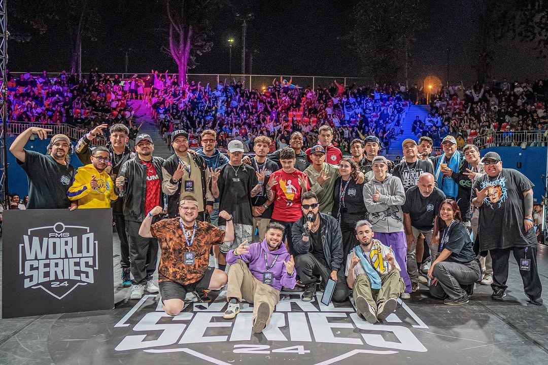 FMS, la serie mundial de batallas de rap, llega al Movistar Arena de Bogotá Este viernes 20 de diciembre, en el Movistar Arena de Bogotá, los 10 mejores freestylers de habla hispana se medirán la FMS World Series.