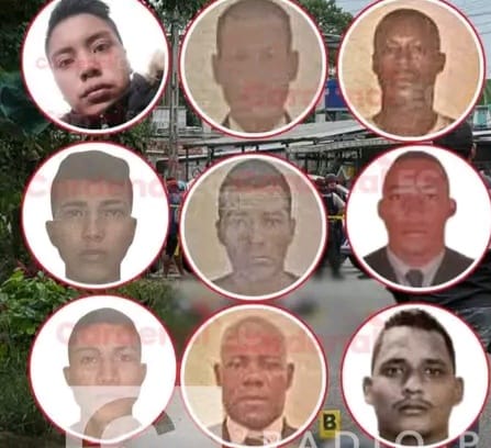 Nueve colombianos fueron asesinados en masacre en Ecuador 1 Nueve colombianos fueron asesinados en masacre en Ecuador Al menos nueve colombianos habrían fallecido en una masacre que involucró en total a 10 personas, perpetrada en el cantón El Guabo, provincia de El Oro (Ecuador), en circunstancias que aún son objeto de investigación por parte de autoridades del país vecino.