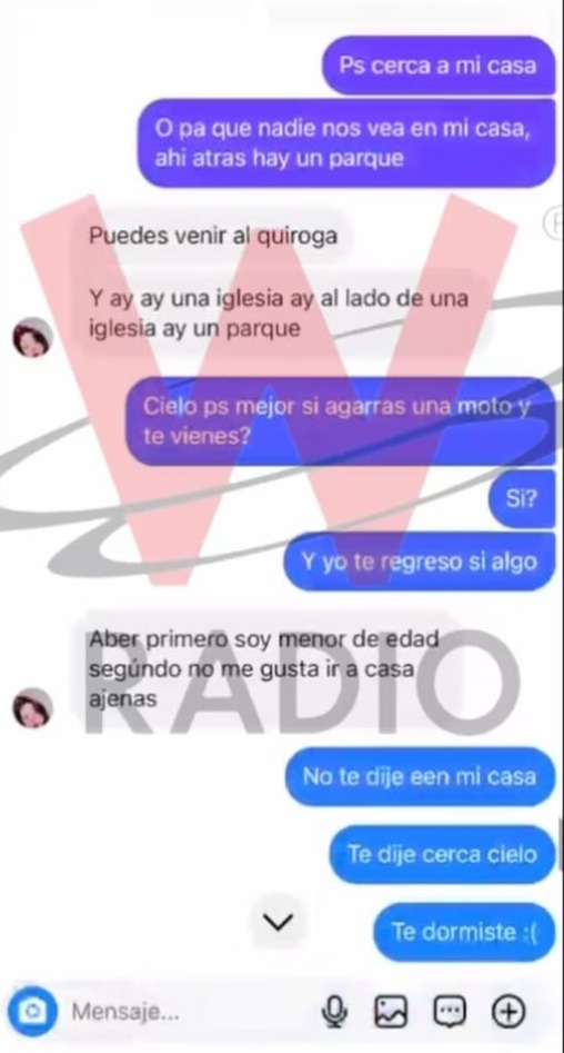 Revelan chats inéditos entre Juan Felipe Rincón y la menor: "Te le mides a todo" Continúan saliendo a la luz nuevos detalles sobre el caso de Juan Felipe Rincón.
