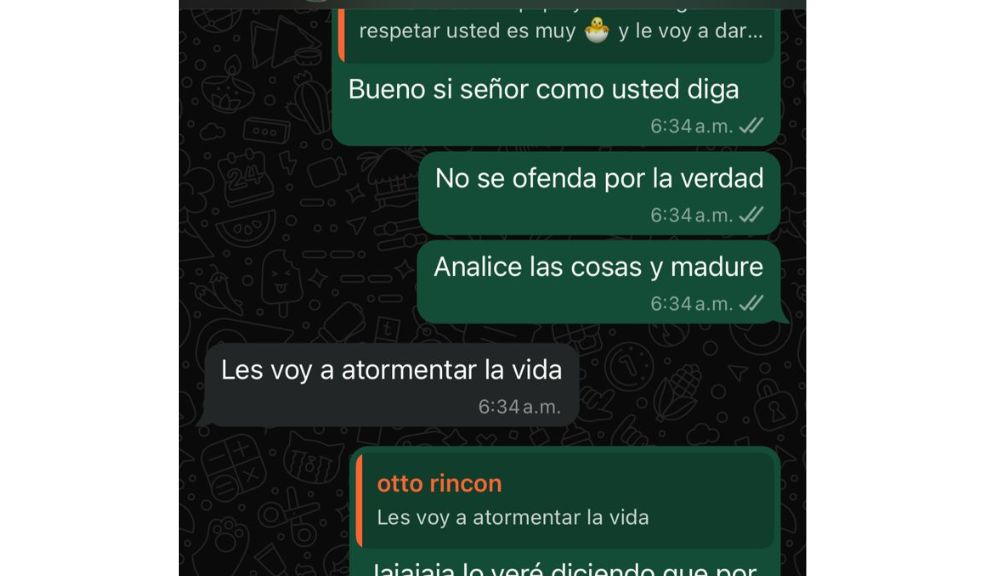 Sargento en retiro amenaza a su expareja en Bosa Una mujer denuncia que su expareja sentimental, un sargento retirado de la Policía, la ha estado hostigando, e incluso llegó a tal punto de buscar a su actual pareja sentimental para agredirla y amenazarla con un sable. La víctima pide a las autoridades que actúen, pues ambos temen por su integridad.
