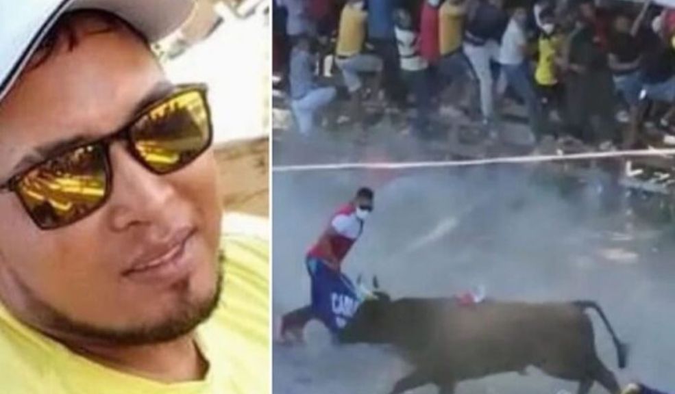 EN VIDEO: joven murió embestido por un toro en corralejas Un joven de 26 años perdió la vida tras ser embestido por un toro en un hecho que quedó registrado en un video viral que ha conmocionado al país.