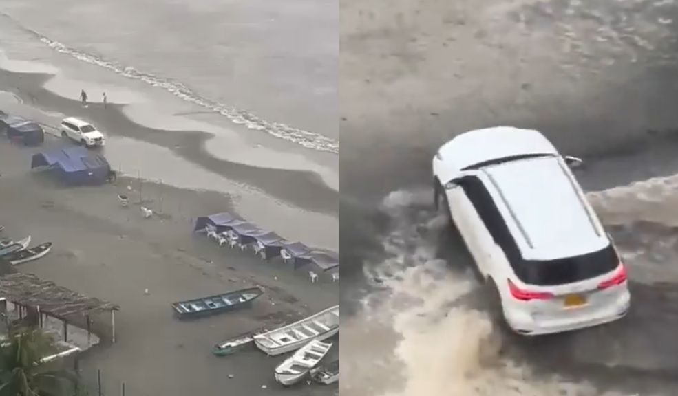 EN VIDEO: Indignación por conductor de camioneta de alta gama que maneja en una playa de Santa Marta 8 EN VIDEO: Indignación por conductor de camioneta de alta gama que maneja en una playa de Santa Marta Tras la denuncia de la ciudadanía por las maniobras de este conductor, las autoridades de la ciudad de Santa Marta