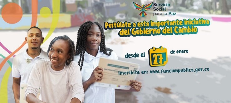 Estas son las fechas de inscripción para el Servicio Social para la Paz: conozca los beneficios del programa