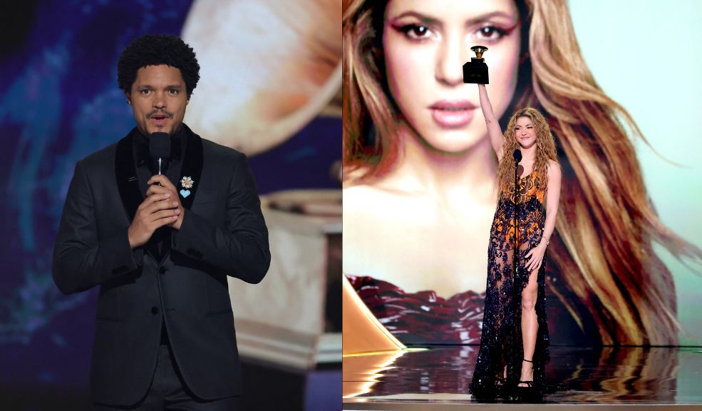 Así fue el ofensivo comentario que hizo el presentador de los Grammy sobre Colombia y la firme respuesta de Shakira 5 Así fue el ofensivo comentario que hizo el presentador de los Grammy sobre Colombia y la firme respuesta de Shakira Shakira deslumbró con su presentación y fue aplaudida durante su discurso tras recibir un Grammy a Mejor Álbum de Pop Latino. Así le respondió la barranquillera al presentador.