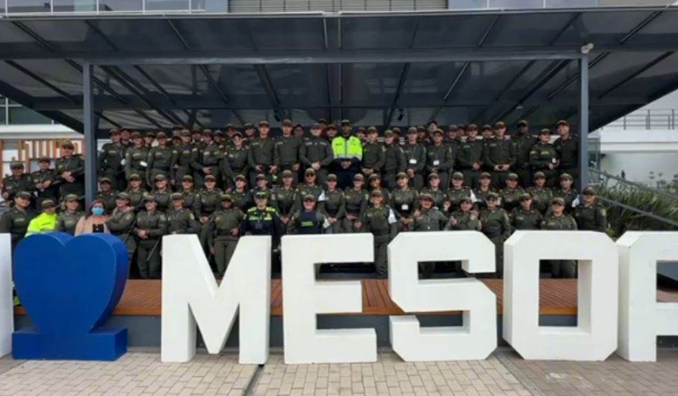 Policía Metropolitana de Soacha licencia a 106 auxiliares tras un año de servicio 106 jóvenes culminaron su servicio militar en La Policía.